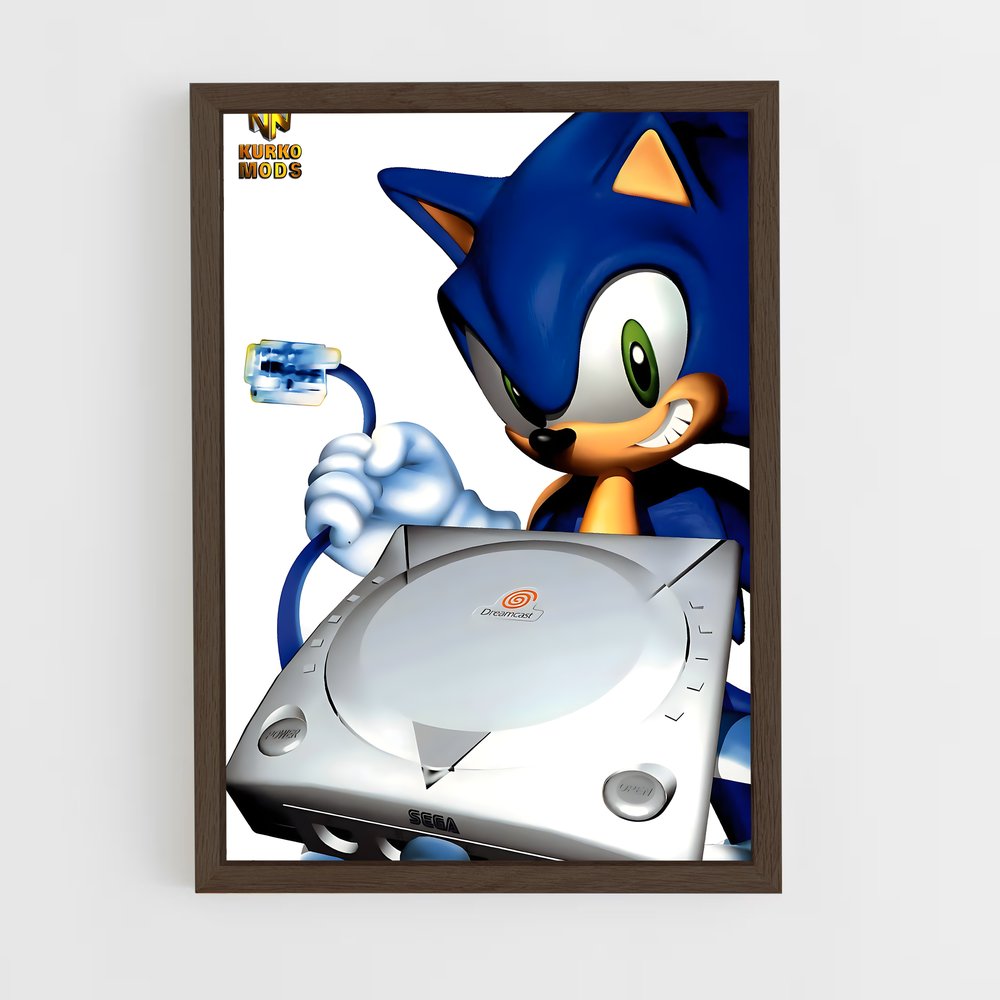 Poster Sonic the Hedgehog Fan Art – affiche Consoles (vue 5)